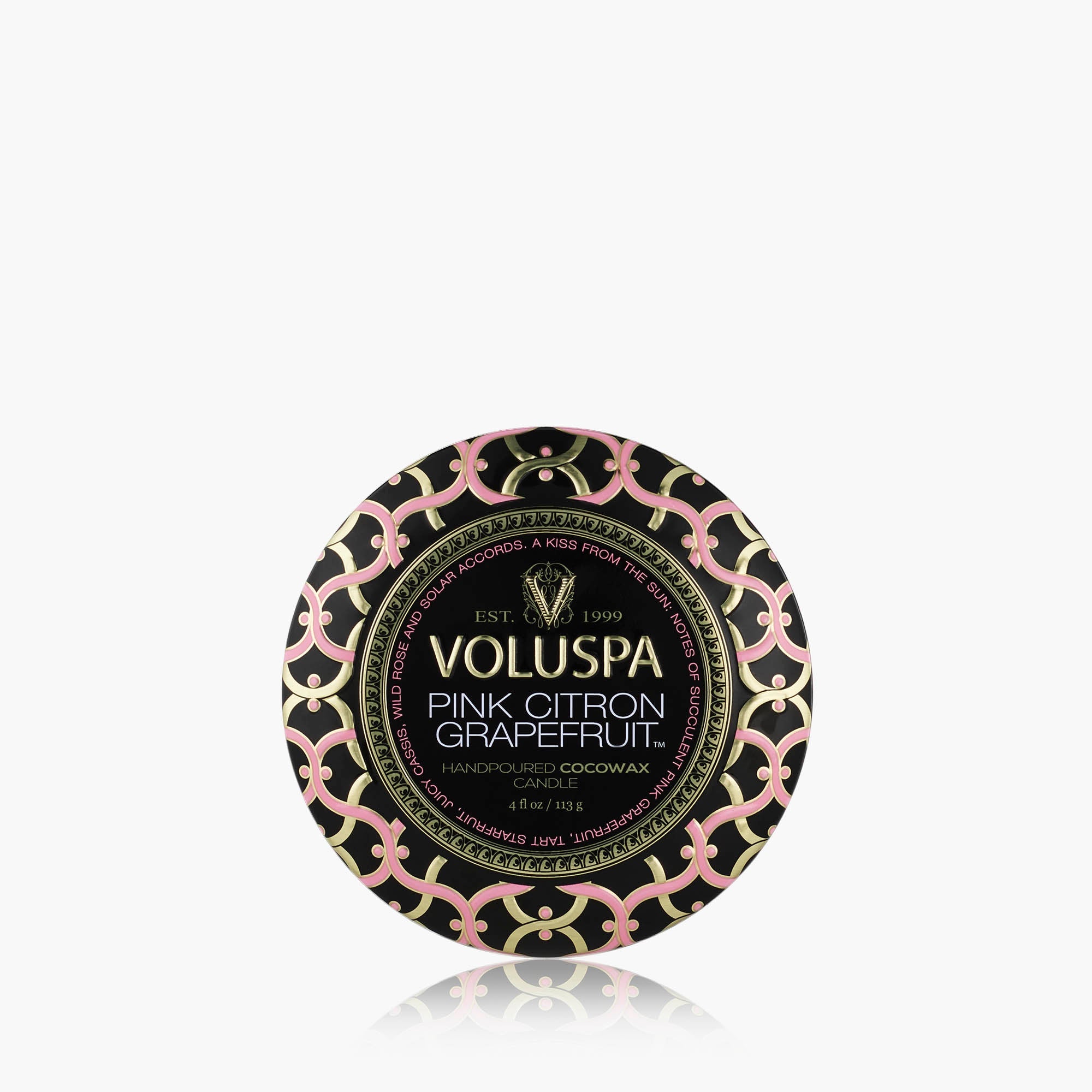 Voluspa Pink Citron Grapefruit Mini Tin