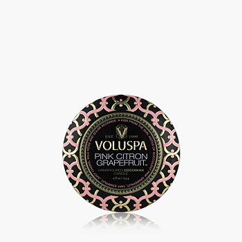 Voluspa Pink Citron Grapefruit Mini Tin