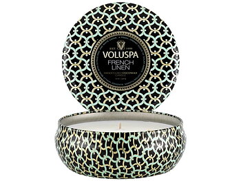 Voluspa French Linen 3-Wick  - Maison Noir 