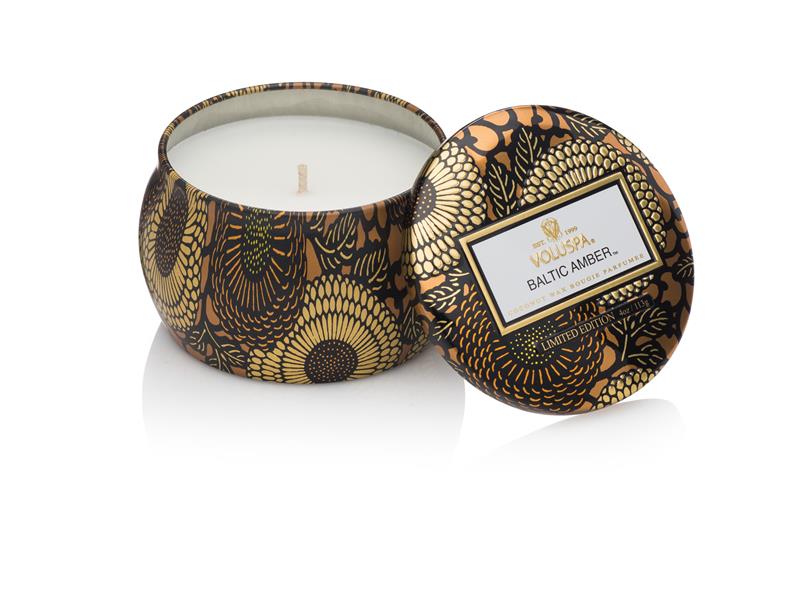 Voluspa Baltic Amber Mini Tin