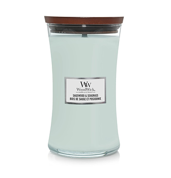 Woodwick Sagewood & Seagrass Large 