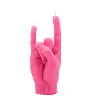 Candle Hand You Rock Rosa