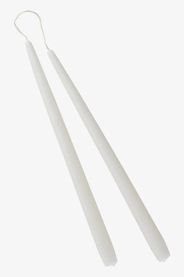 Antikljus Vit Matt 35 cm Parljus