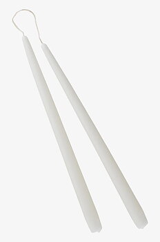 Antikljus Vit Matt 35 cm Parljus