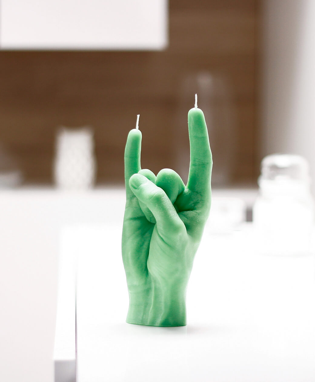 Candle Hand You Rock Grön - 3