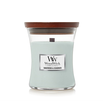 Woodwick Sagewood & Seagrass Medium