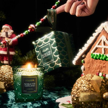 Voluspa Noble Fir Garland Mini Tin