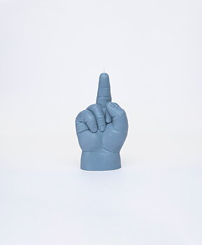 Baby Candle Hand *F** You* Gray