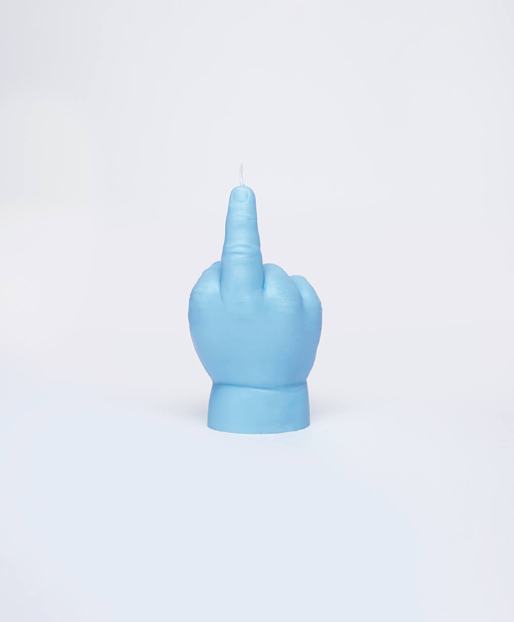 Baby Candle Hand *F** You* Blå