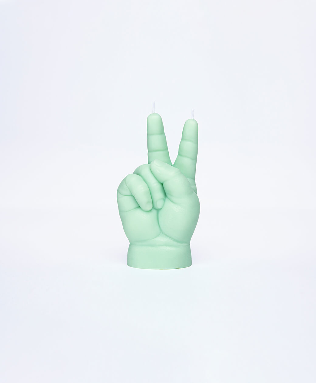 Baby Candle Hand Peace Mintgrön