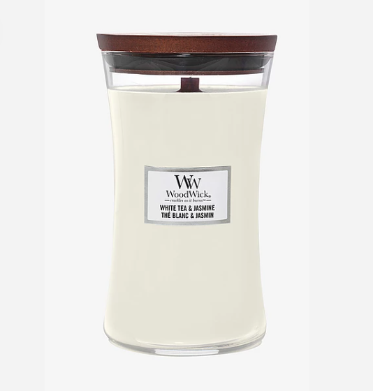 Woodwick White Tea & Jasmine Large 