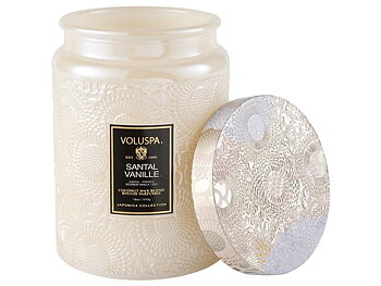 Voluspa Santal Vanille Large Glass Jar - Japonica 