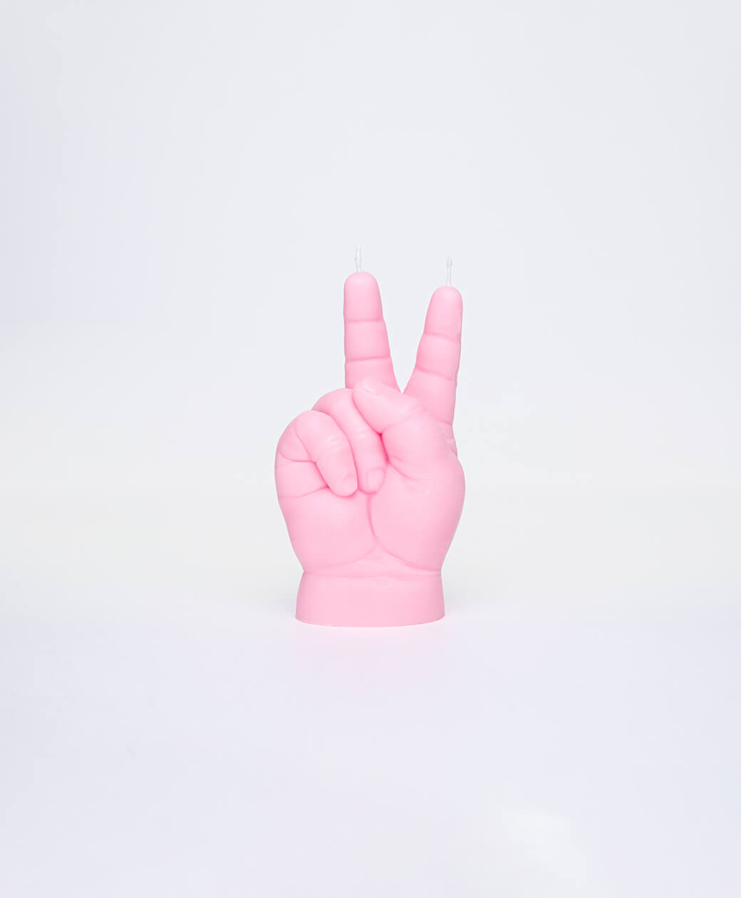 Baby Candle Hand Peace Rosa