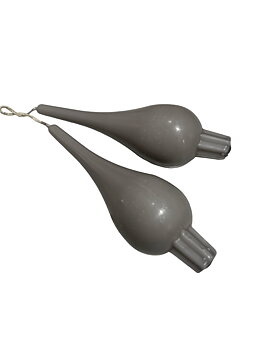Droppljus Grå Matt