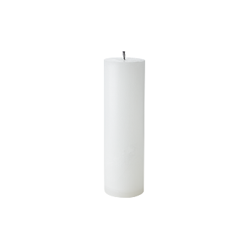 Blockljus UTE Vit höjd 80 cm