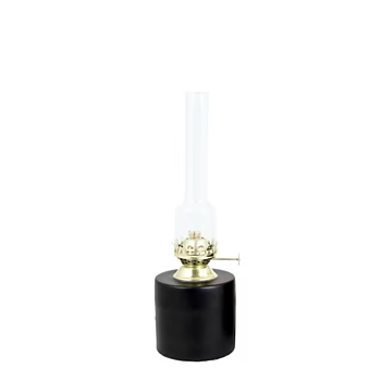 Fotogenlampa Rak Liten Svart
