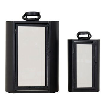 Candle lantern Tolosa Black Small