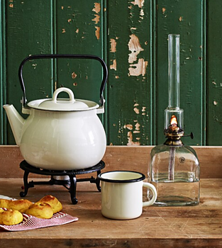 Kerosene lamp Elisabeth Kvadrat Antique Brass