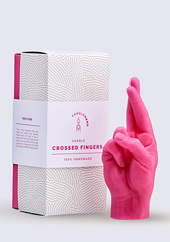 Candlehand Crossed Fingers Pink