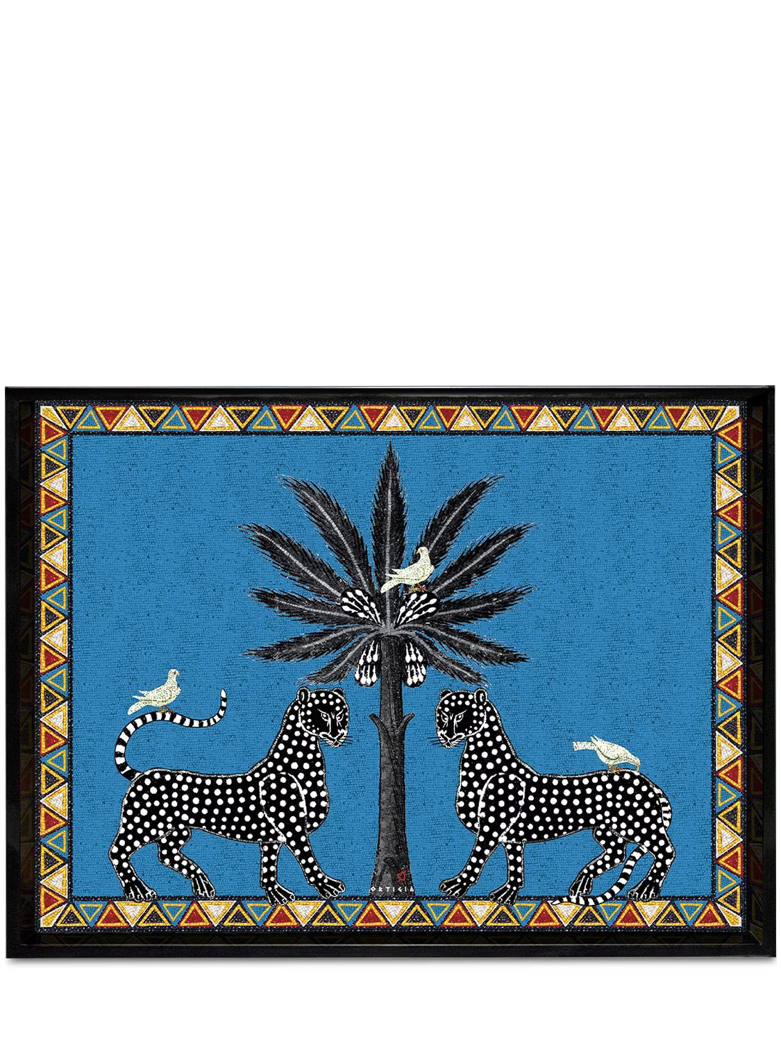 Ortigia Tray Mosaico Blue Large