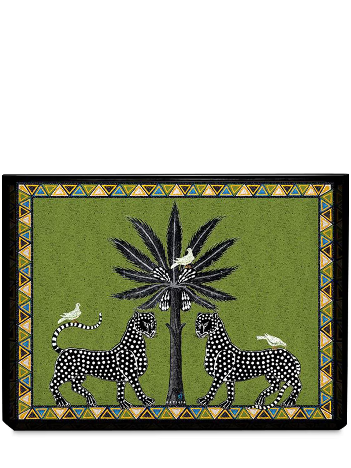 Ortigia Tray Mosaico Green Large
