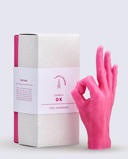 Candlehand OK Pink