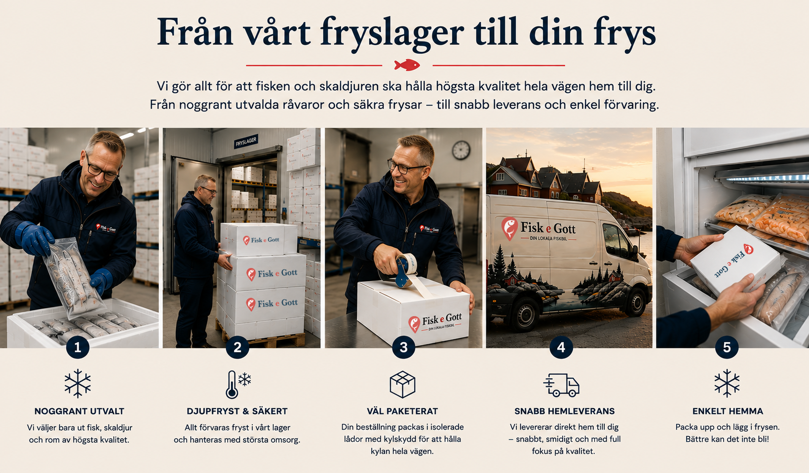 Från vårt fryslager till din frys – så fungerar hemleveransen