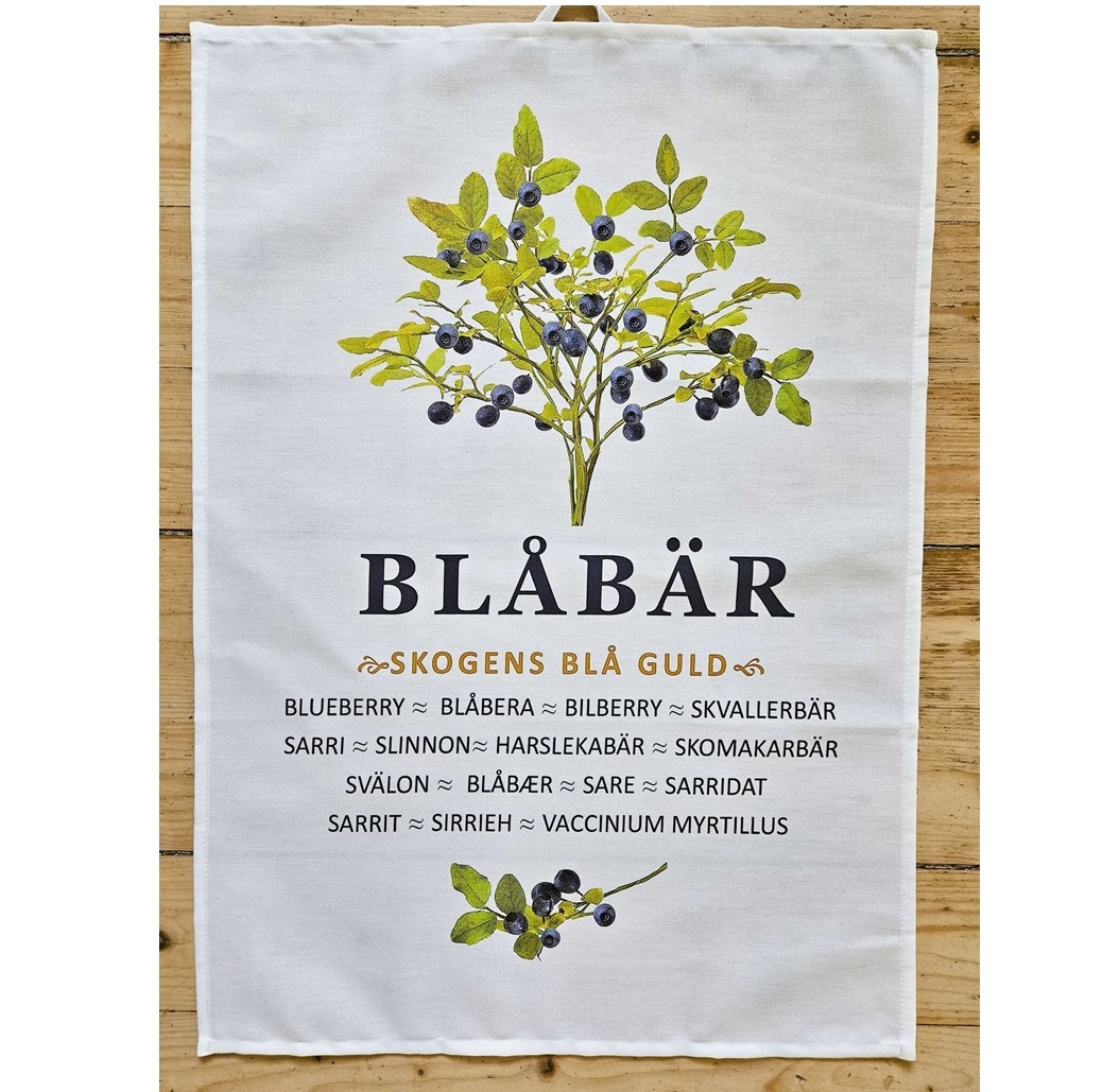 Handduk Blåbär