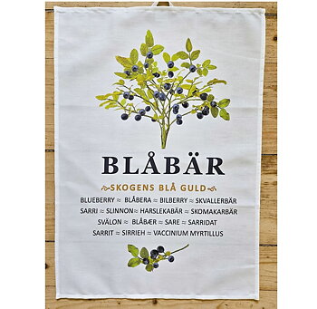 Handduk Blåbär