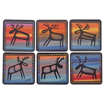 Glasunderlägg, 6-pack