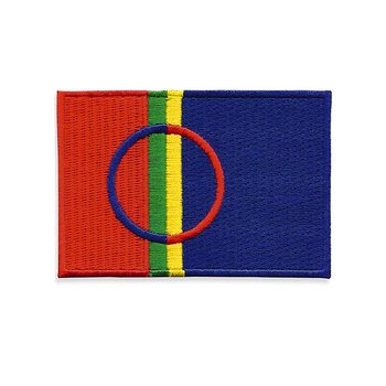 Broderad sameflagga
