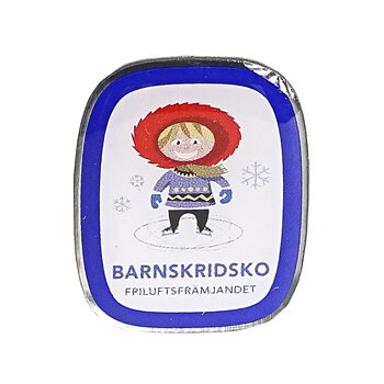 Terminsmärke Skrinna blå
