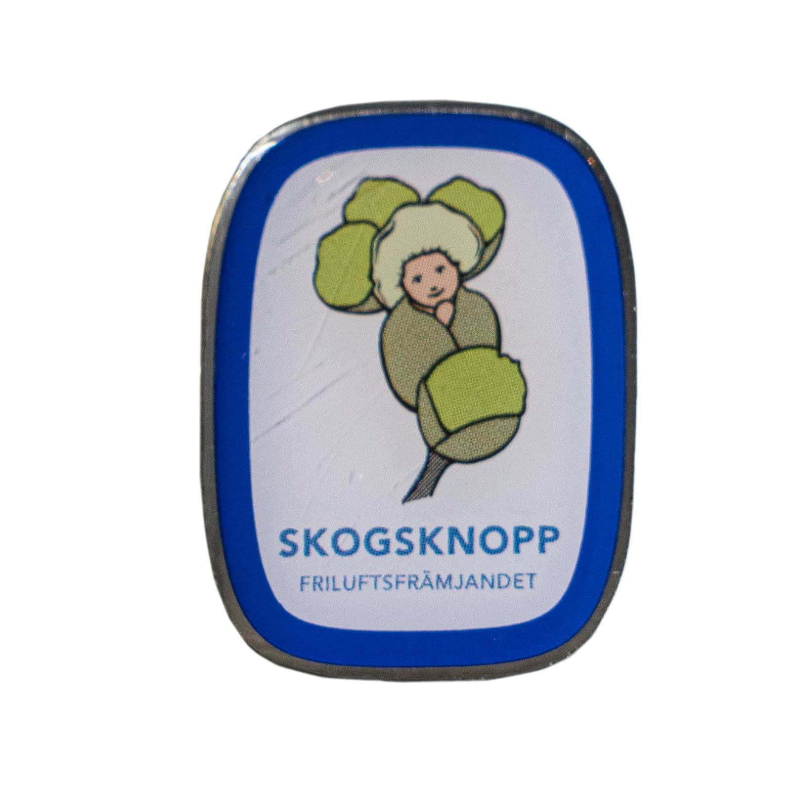 Terminsmärke Skogsknopp blå