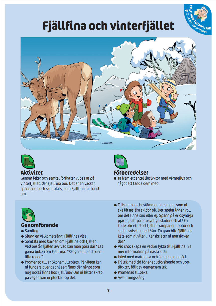Terminsplanering med fokus på fjällmiljön och dess djurliv - 2