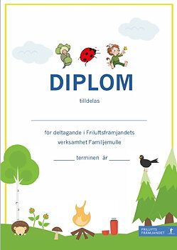 Diplom Familjemulle 20-pack gul
