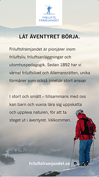  Skylt infoboard skidanläggning 50 x 90