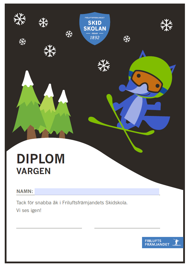 Diplom Vargen Skidor - 20-pack
