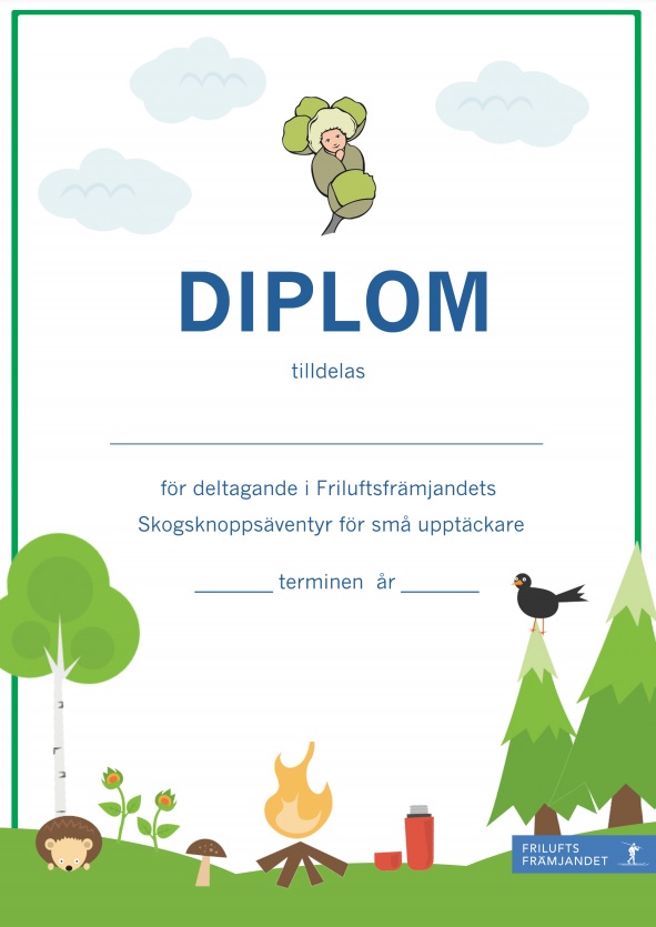 Diplom Skogsknopp Grön - 20-pack