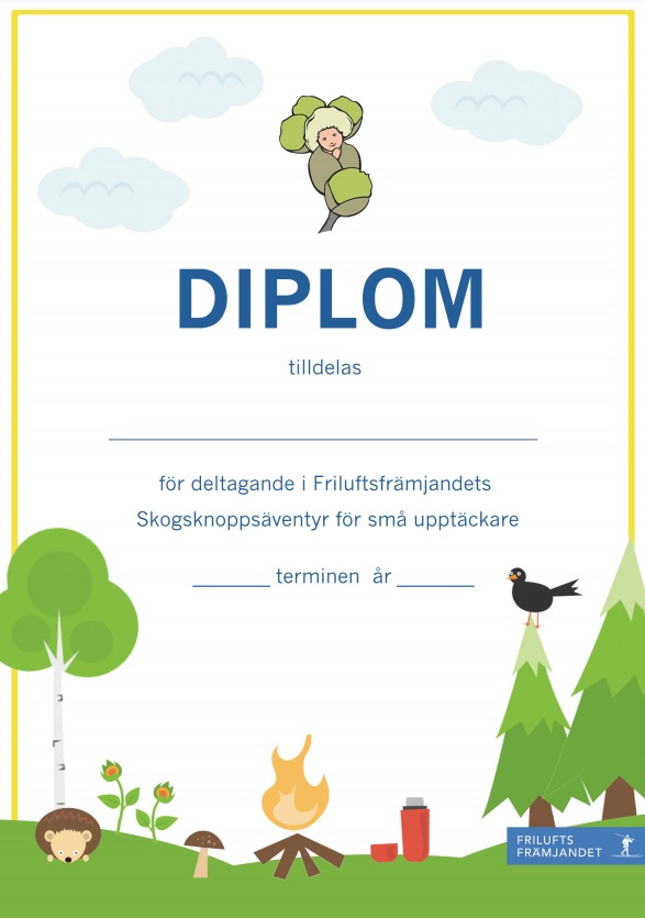 Diplom Skogsknopp Gul - 20-pack