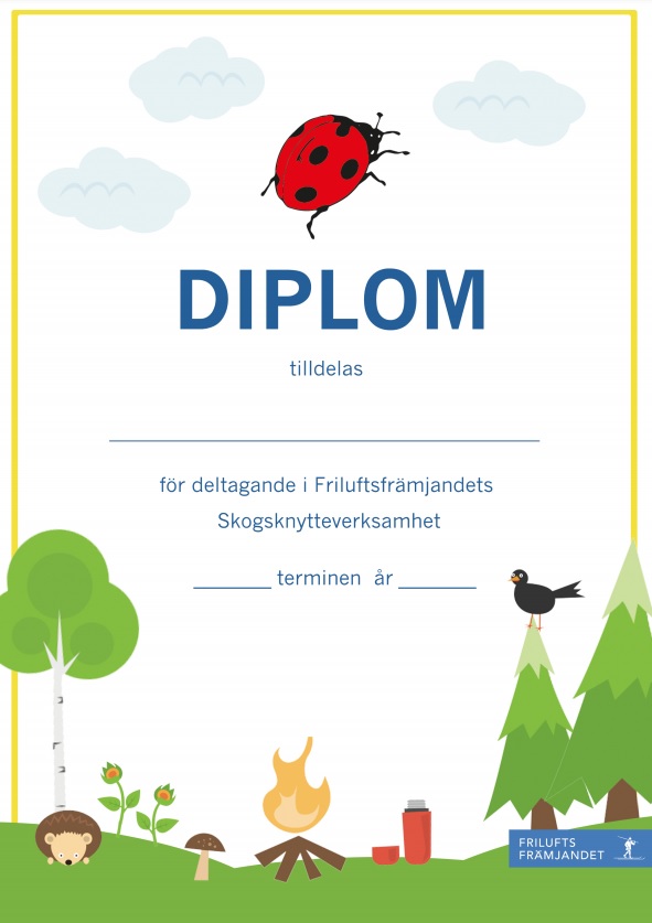 Diplom Skogsknytte Gul - 20-pack