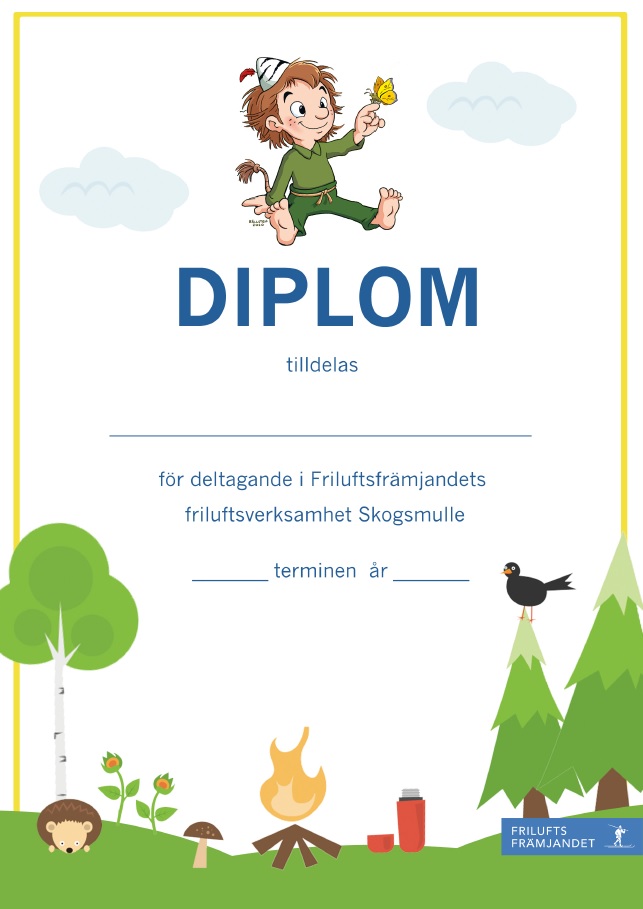 Diplom Skogsmulle Gul - 20-pack