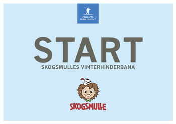 Skogsmulles vinterhinderbana