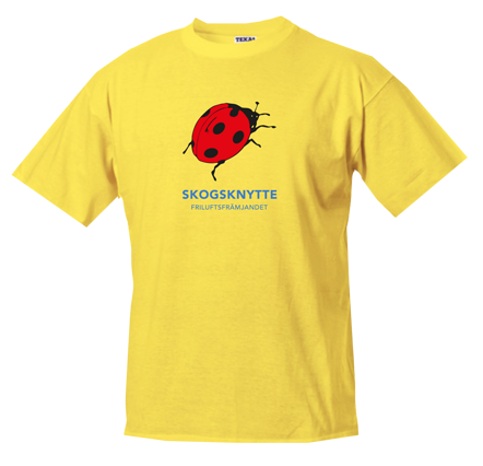 T-shirt Knytte gul
