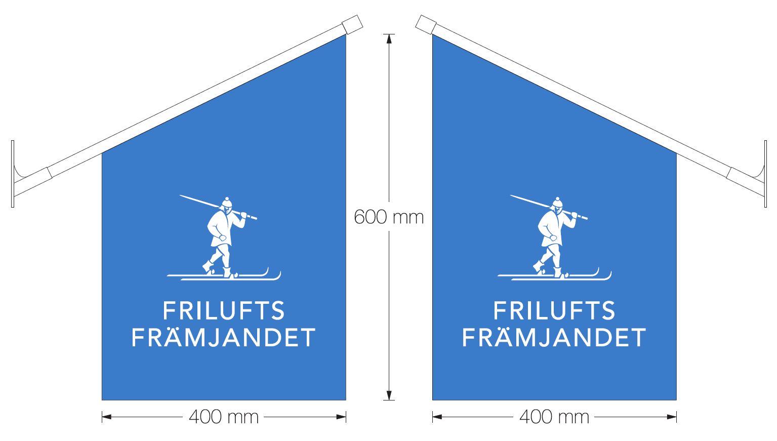 Fasadflagga Friluftsfrämjandet - 2