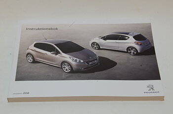 Peugeot 208 2012-2015 Instruktionsbok