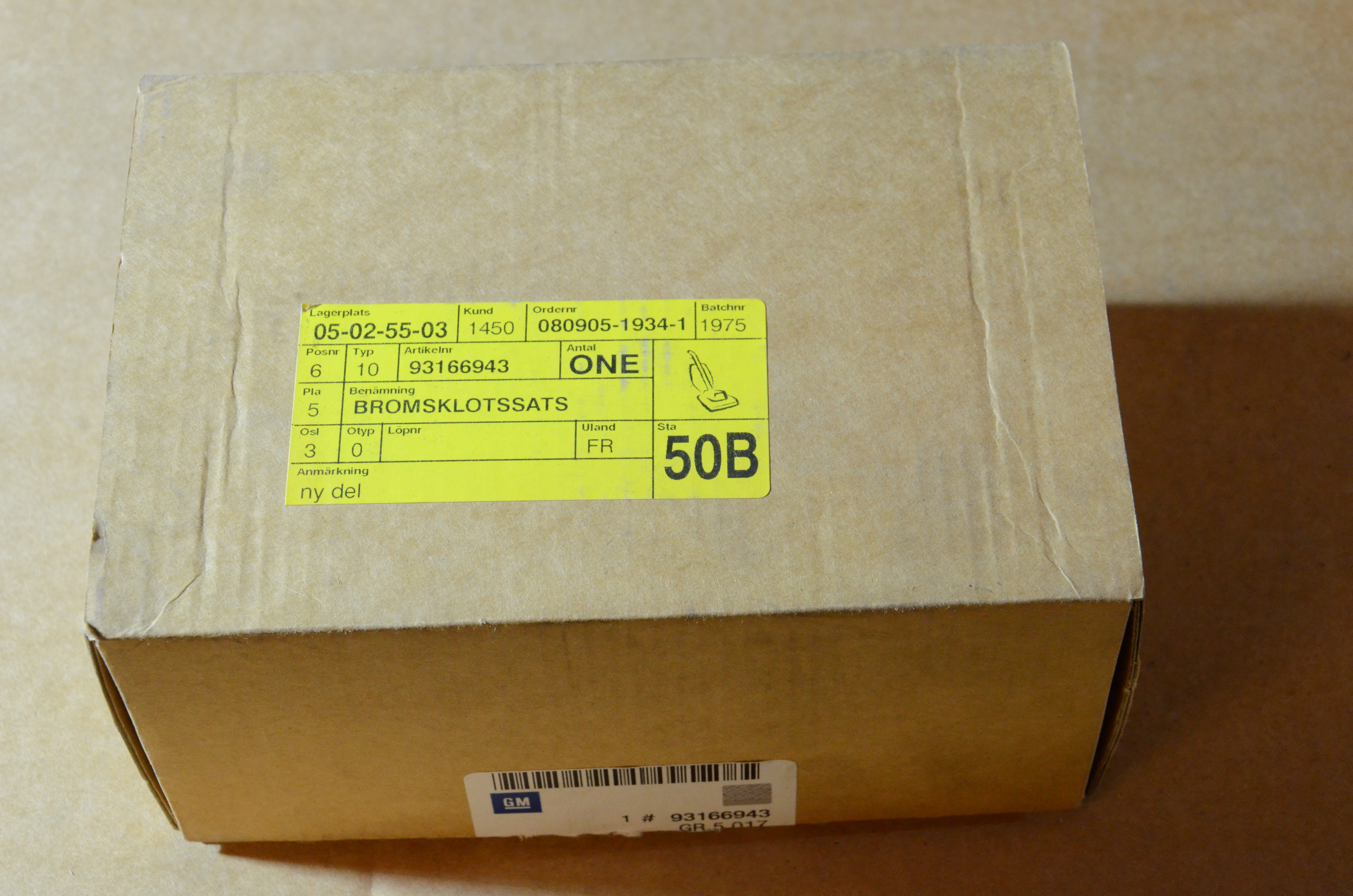 Bromsklotssats - 2