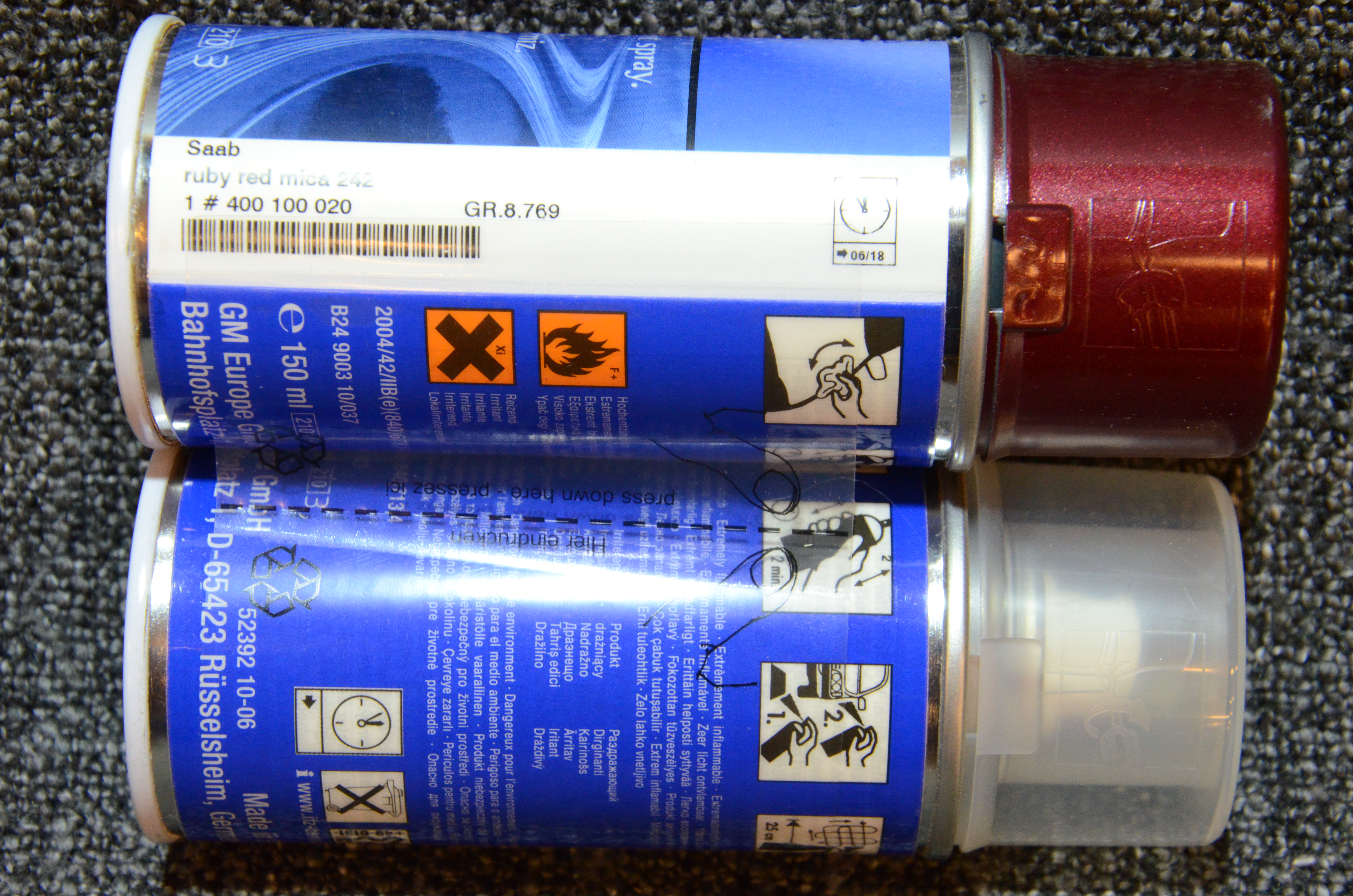 Sprayfärg Ruby Red Mica 242 - 2