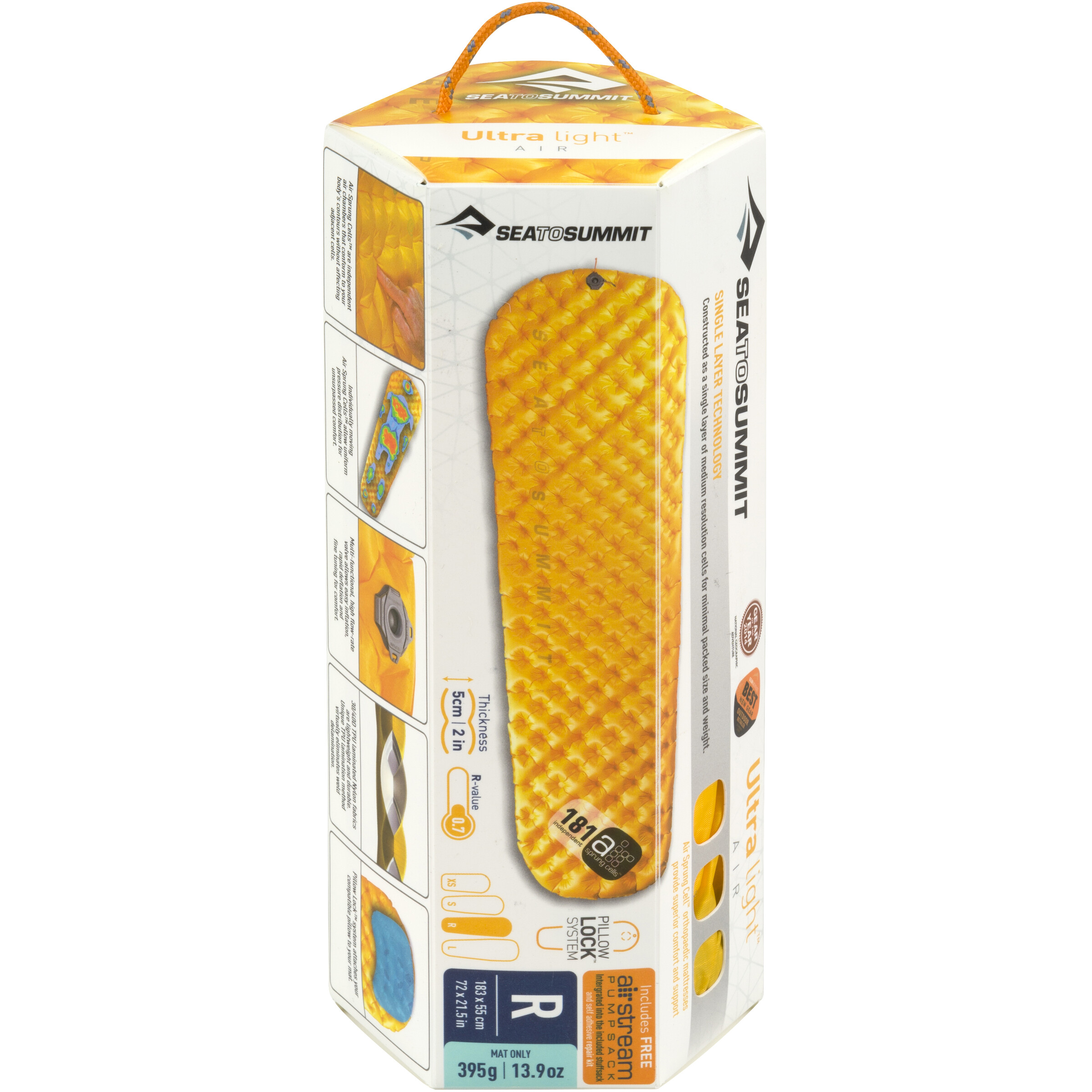 Sea to Summit UltraLight  Mat Regular R-värde 1,1 - 4