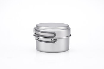2-Piece Titanium pot and Pan Cook Set   800 + 400ml