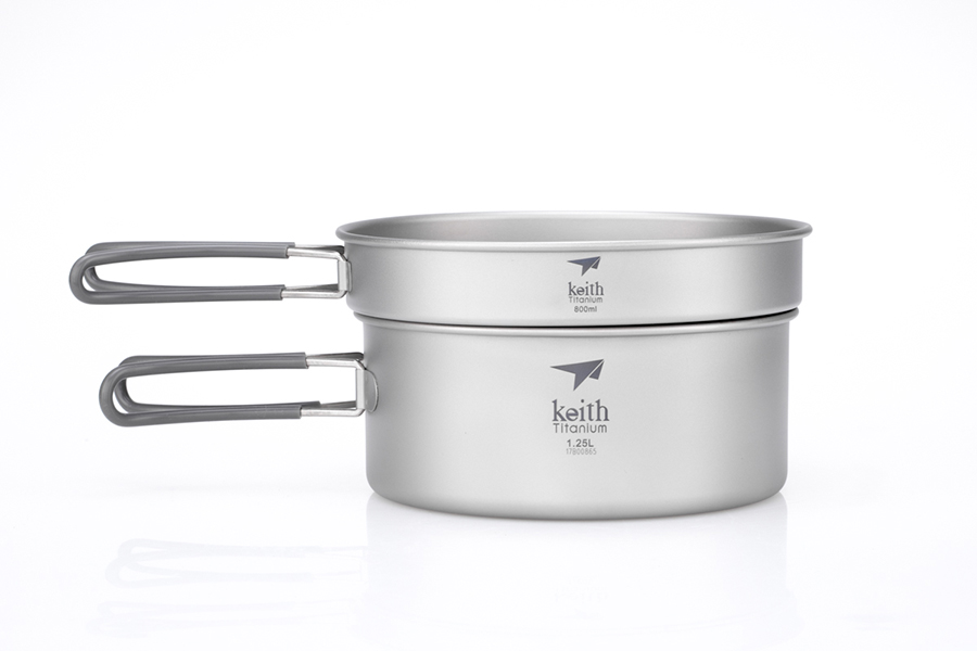 2-Piece Titanium pot and Pan Cook Set   - 2